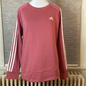 Women’s Adidas Pink Crew Neck Sweatshirt